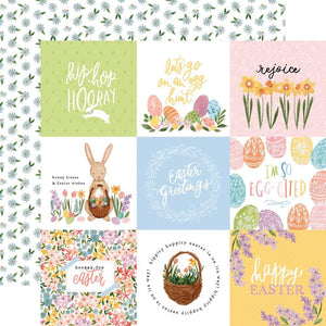 Scrapbooking  Echo Park Favorite Easter Double-Sided Cardstock 12"X12" - 4x4 Journaling Cards Paper 12"x12"