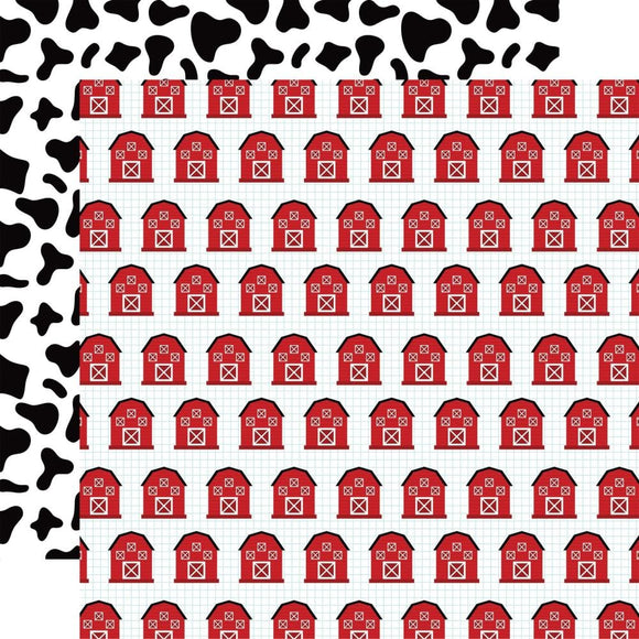 Scrapbooking  Echo Park Fun On The Farm Double-Sided Cardstock 12