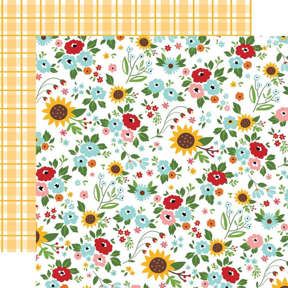 Scrapbooking  Echo Park Fun On The Farm Double-Sided Cardstock 12