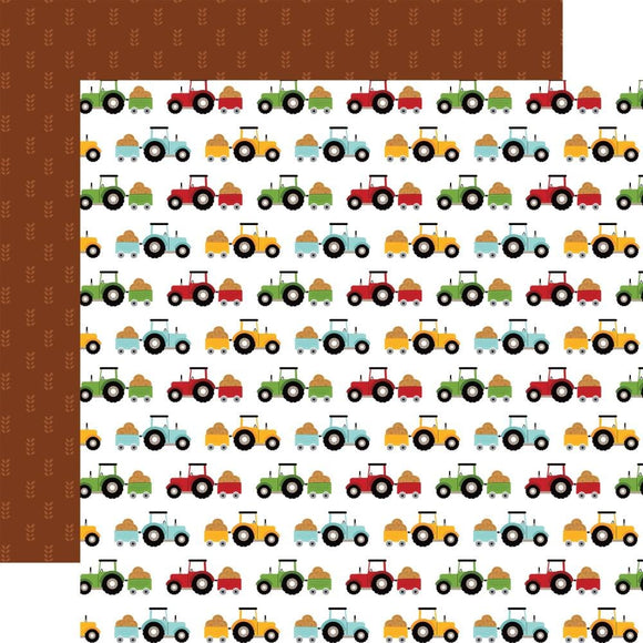 Scrapbooking  Echo Park Fun On The Farm Double-Sided Cardstock 12