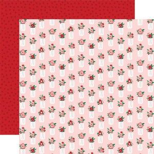 Scrapbooking  Echo Park Hello Valentine Double-Sided Cardstock 12"X12" - Special Delivery Paper 12"x12"