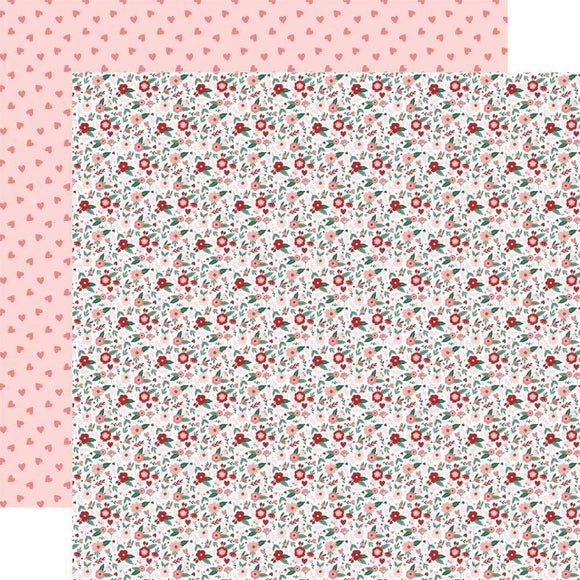 Scrapbooking  Echo Park Hello Valentine Double-Sided Cardstock 12