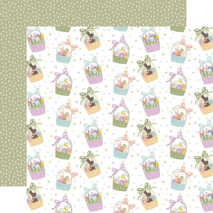 Scrapbooking  Echo Park It's Easter Time Double-Sided Cardstock 12"X12" - Egg Hunt Finds Paper 12"x12"