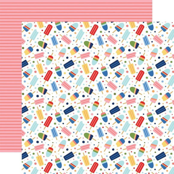 Scrapbooking  Echo Park My Favorite Summer Double-Sided Cardstock 12
