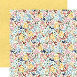 Scrapbooking  Echo Park My Favorite Summer Double-Sided Cardstock 12"X12" - Summer Stems Paper 12"x12"