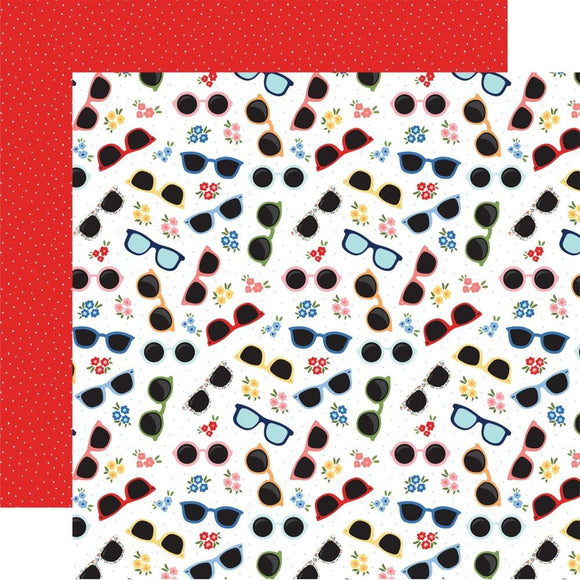 Scrapbooking  Echo Park My Favorite Summer Double-Sided Cardstock 12