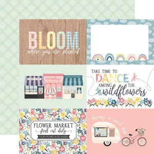Scrapbooking  Echo Park New Day Double-Sided Cardstock 12"X12" - 6x4 Journaling Cards Paper 12"x12"