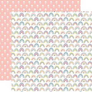 Scrapbooking  Echo Park New Day Double-Sided Cardstock 12"X12" - Radiant Rainbows Paper 12"x12"