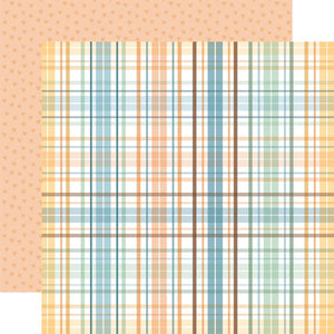 Scrapbooking  Echo Park Our Baby Boy Double-Sided Cardstock 12"X12" - Baby Boy Blanket Paper 12"x12"