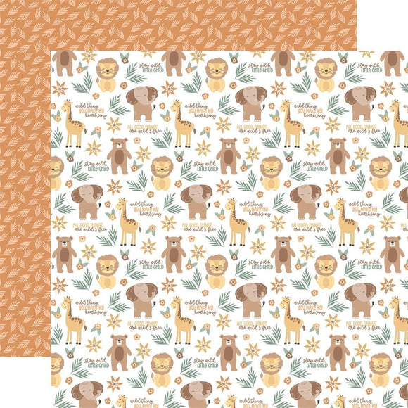 Scrapbooking  Echo Park Our Baby Double-Sided Cardstock 12