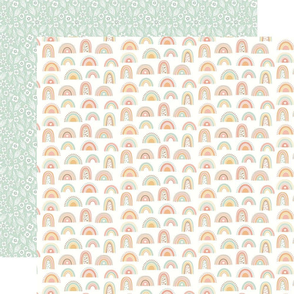 Scrapbooking  Echo Park Our Baby Girl Double-Sided Cardstock 12