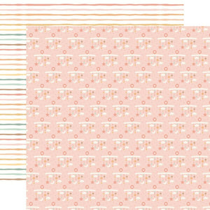 Scrapbooking  Echo Park Our Baby Girl Double-Sided Cardstock 12"X12" - Sweet Dreams Paper 12"x12"