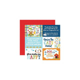 Scrapbooking  Echo Park Pets Double-Sided Cardstock 12"X12"- 6x4 Journaling Cards Paper 12"X12"