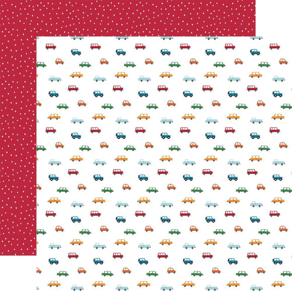 Scrapbooking  Echo Park Play All Day Boy Double-Sided Cardstock 12