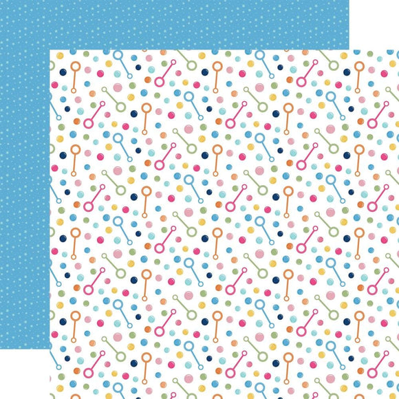 Scrapbooking  Echo Park Play All Day Girl Double-Sided Cardstock 12