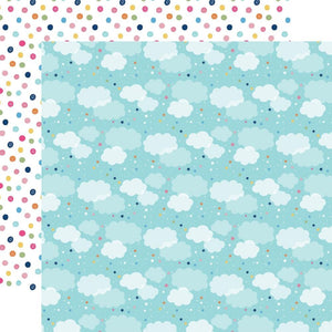 Scrapbooking  Echo Park Play All Day Girl Double-Sided Cardstock 12"X12" - Bright Sky Paper 12"x12"