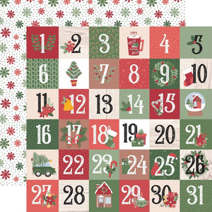 Scrapbooking  Echo Park Santa Claus Lane Double-Sided Cardstock 12"X12" - December Days Paper 12"x12"