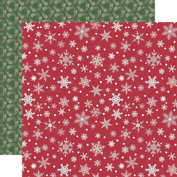 Scrapbooking  Echo Park Santa Claus Lane Double-Sided Cardstock 12