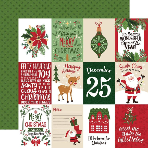 Scrapbooking  Echo Park The Magic Of Christmas Double-Sided Cardstock 12