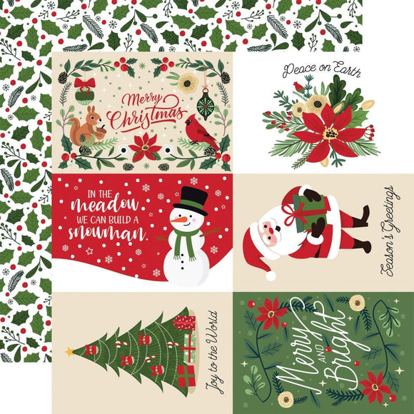 Scrapbooking  Echo Park The Magic Of Christmas Double-Sided Cardstock 12