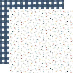 Scrapbooking  ***IN TRANSIT ***Welcome Baby Boy Double-Sided Cardstock 12"X12" - Its A Boy Paper 12"x12"