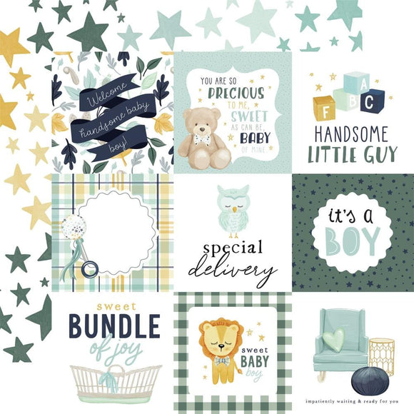 Scrapbooking  It's A Boy Double-Sided Cardstock 12