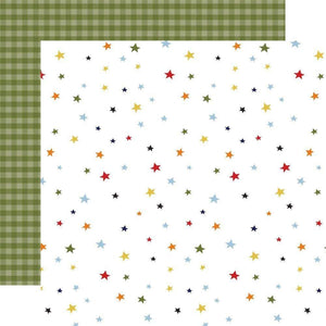 Scrapbooking  Little Dreamer Boy Double-Sided Cardstock 12"X12" - Twinkle Twinkle Paper 12"x12"