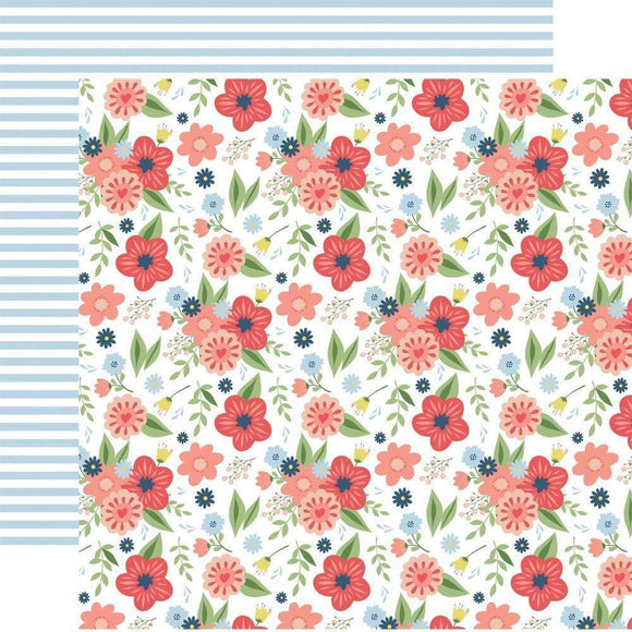 Scrapbooking  Little Dreamer Girl Double-Sided Cardstock 12