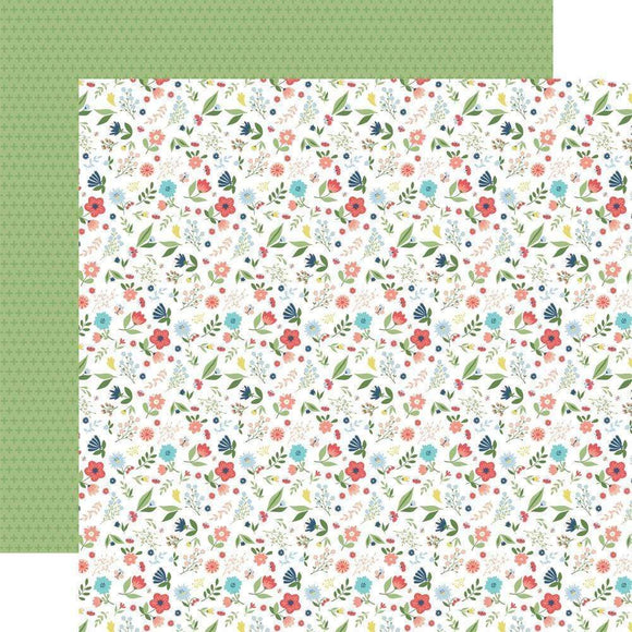 Scrapbooking  Little Dreamer Girl Double-Sided Cardstock 12