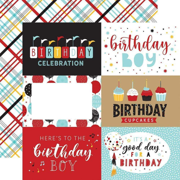 Scrapbooking  Magical Birthday Boy Double-Sided Cardstock 12