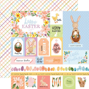 Scrapbooking  My Favorite Easter Double-Sided Cardstock 12"X12" - Multi Journaling Cards Paper 12"x12"