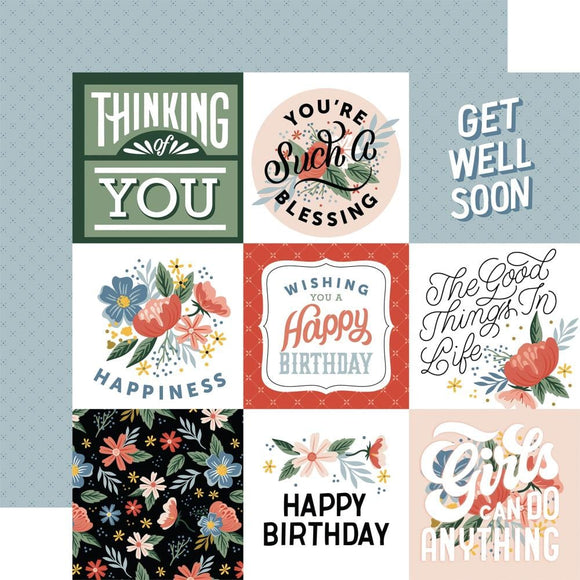 Scrapbooking  Salutations No. 2 Double-Sided Cardstock 12