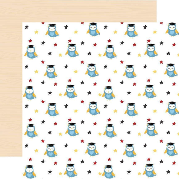Scrapbooking  School Rules Double-Sided Cardstock 12