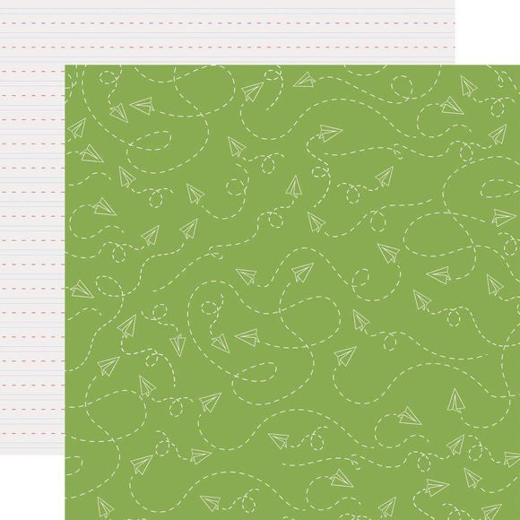 Scrapbooking  School Rules Double-Sided Cardstock 12