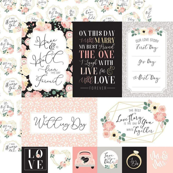 Scrapbooking  Wedding Double-Sided Cardstock 12