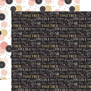 Scrapbooking  Wedding Double-Sided Cardstock 12"X12" -Together Paper 12"x12"