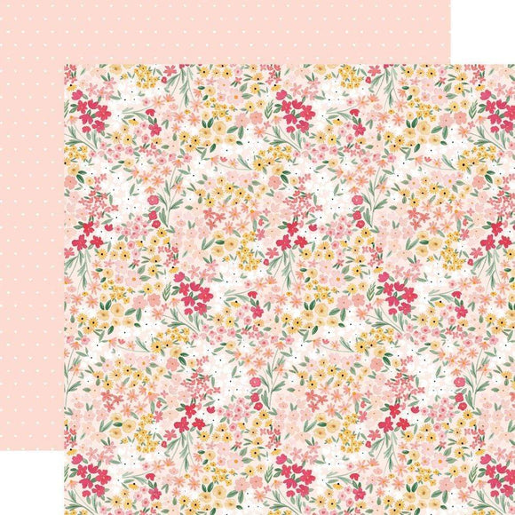 Scrapbooking  Welcome Baby Girl Double-Sided Cardstock 12