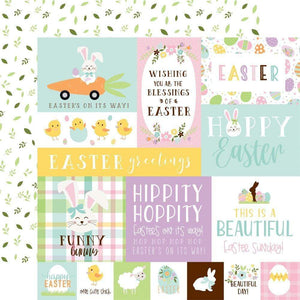 Scrapbooking  Welcome Easter Double-Sided Cardstock 12"X12" - Multi Journaling Cards Paper 12"x12"