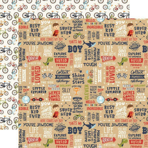 Scrapbooking  All Boy Double-Sided Cardstock 12"X12" - Thats my Boy Paper 12x12