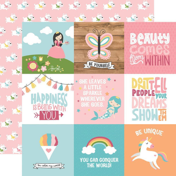 Scrapbooking  All Girl Double-Sided Cardstock 12