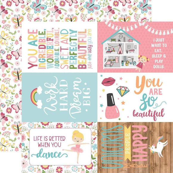 Scrapbooking  All Girl Double-Sided Cardstock 12