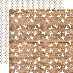 Scrapbooking  All Girl Double-Sided Cardstock 12"X12" - Happy Unicorns Paper 12x12