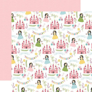 Scrapbooking  All Girl Double-Sided Cardstock 12"X12" - Pretty Princess Paper 12x12