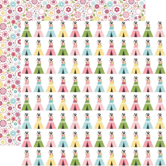 Scrapbooking  All Girl Double-Sided Cardstock 12