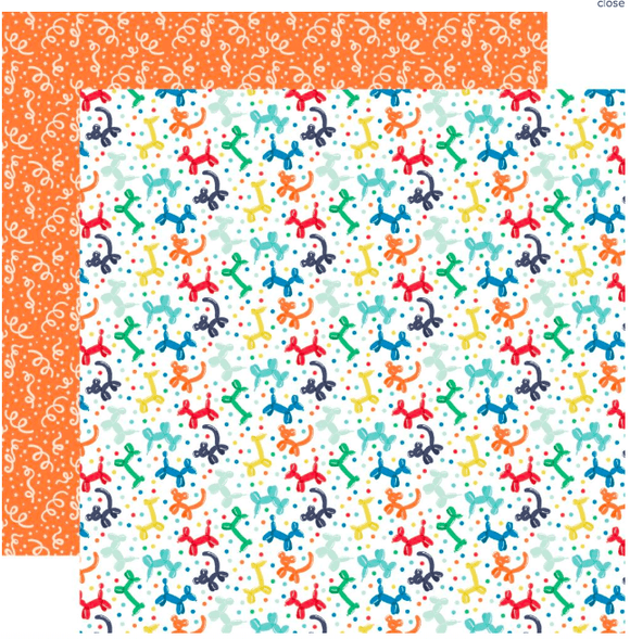 Scrapbooking  It's Your Birthday Boy Double-Sided Cardstock 12