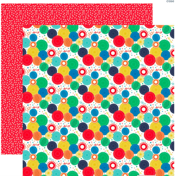 Scrapbooking  It's Your Birthday Boy Double-Sided Cardstock 12