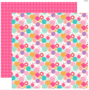 Scrapbooking  It's Your Birthday Girl Double-Sided Cardstock 12"X12" - Birthday Girl Party Fans Paper 12x12
