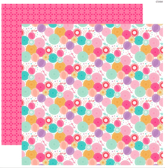 Scrapbooking  It's Your Birthday Girl Double-Sided Cardstock 12