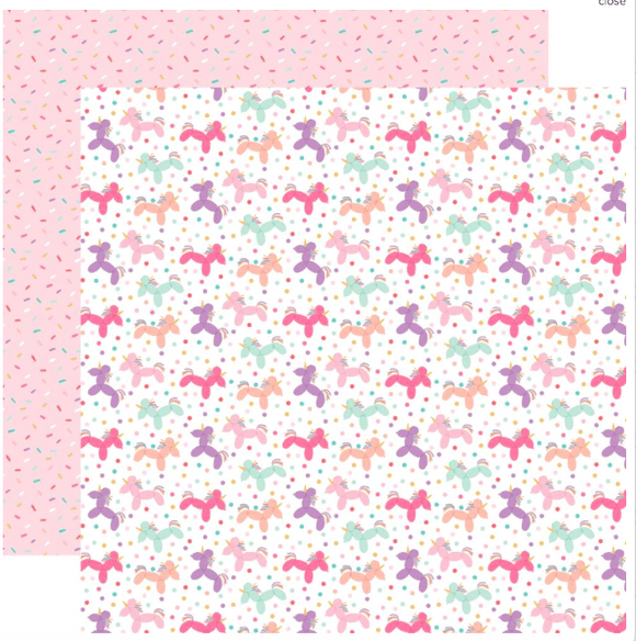 Scrapbooking  It's Your Birthday Girl Double-Sided Cardstock 12