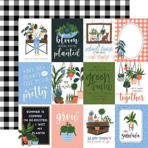 Scrapbooking  Plant Lady Double-Sided Cardstock 12"X12" - 3"x4" Journaling Cards Paper 12x12